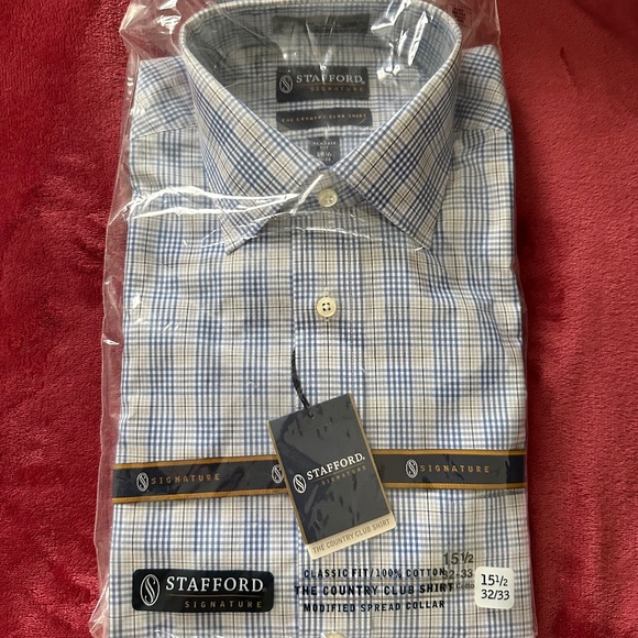 stafford mens dress shirts short sleeve Stafford Coolmax Oxford Mens Long Sleeve Regular Fit Button-Down Shirt at  Hamilton Place in Chattanooga, TN